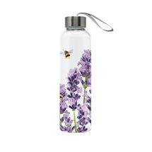Alternate Image 3 for Floral Glass Water Bottles