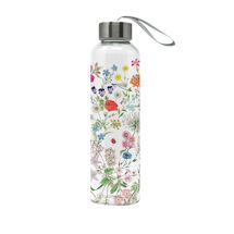 Alternate Image 4 for Floral Glass Water Bottles