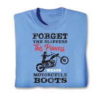 Product Image for Forget The Slippers This Princess Wears Motorcycle Boots Shirts