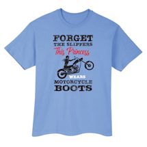 Alternate Image 2 for Forget The Slippers This Princess Wears Motorcycle Boots Shirts