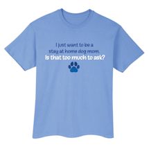 Alternate Image 5 for Stay At Home Cat/Dog Mom Shirts
