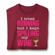 Product Image for I Tried Running But I Kept Spilling My Wine Shirts