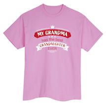Alternate Image 2 for Best Family Members Shirts - Grandma/Grandaughter