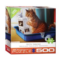Alternate Image 2 for Kitty Throne 500-Piece Puzzle