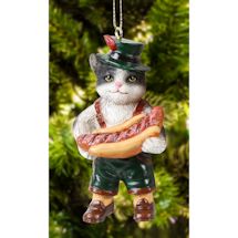 Alternate Image 1 for International Cat Ornaments - German