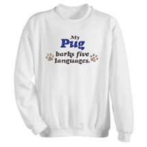 Alternate image for Personalized Dogs T-Shirt or Sweatshirt