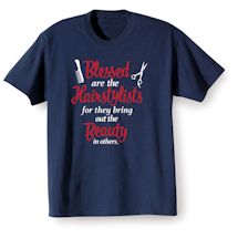 Alternate Image 2 for Blessed Are The Essential Workers T-Shirt or Sweatshirt - Hairstylist