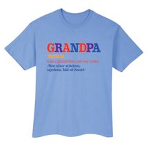 Alternate Image 2 for Family Noun Shirts - Grandpa