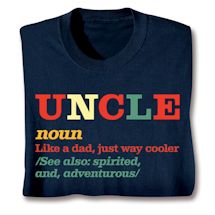 Product Image for Family Noun Shirts - Uncle
