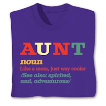 Product Image for Family Noun Shirts - Aunt