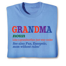 Product Image for Family Noun Shirts - Grandma