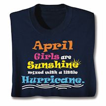 Alternate Image 6 for Personalized Your Month Sunshine T-Shirt or Sweatshirt