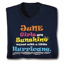 Alternate Image 8 for Personalized Your Month Sunshine T-Shirt or Sweatshirt