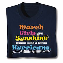 Alternate Image 5 for Personalized Your Month Sunshine T-Shirt or Sweatshirt