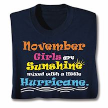 Alternate Image 13 for Personalized Your Month Sunshine T-Shirt or Sweatshirt