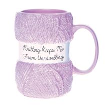 Alternate Image 2 for Knitting Witty Saying Mugs