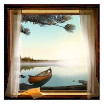 Product Image for Personalized Lake Retreat Print