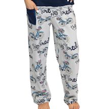 Alternate Image 1 for Women's Funny PJ Pants - Two Tired