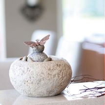 Alternate Image 1 for Butterfly Cairn Tabletop Fountain
