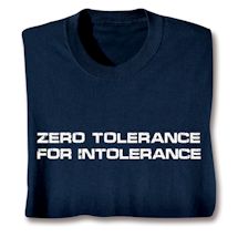 Product Image for Zero Tolerance For Intolerance Shirts