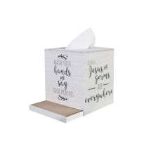 Alternate image for Jesus & Germs Tissue Box Cover
