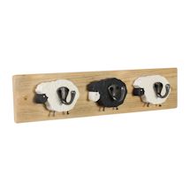 Alternate Image 1 for Triple Mixed Sheep Wall Hook