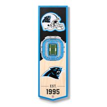 3-D NFL Stadium Banner-Carolina Panthers