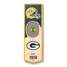 3-D NFL Stadium Banner-Green Bay Packers