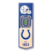 3-D NFL Stadium Banner-Indianapolis Colts