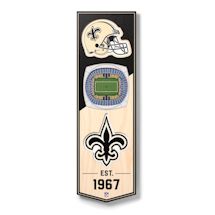 3-D NFL Stadium Banner-New Orleans Saints