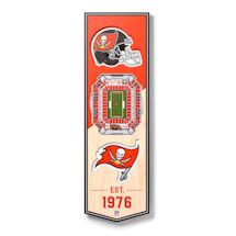 3-D NFL Stadium Banner-Tampa Bay Buccaneers