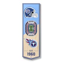 3-D NFL Stadium Banner-Tennessee Titans