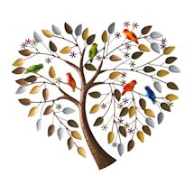 Product Image for Metal Tree Heart Wall Decor