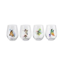 Alternate image for Birds Of A Feather Stemless Glasses - Set Of 4