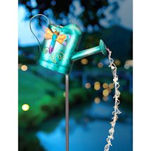 Product Image for Watering Can Solar Stake