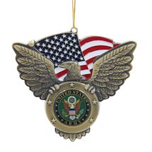 Alternate Image 1 for U.S. Eagle Military Ornaments