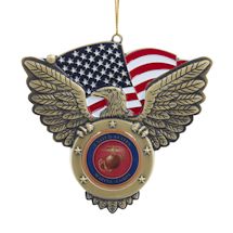 Alternate Image 3 for U.S. Eagle Military Ornaments