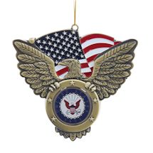 Alternate Image 4 for U.S. Eagle Military Ornaments