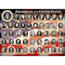 Alternate Image 1 for Presidents Of The United States 1000 Piece Puzzle