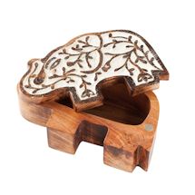 Product Image for Handcrafted Elephant Pivot Box