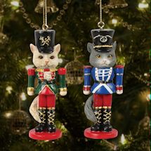 Alternate image for Cat Nutcracker Ornaments - Set of 2