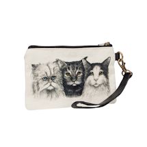 Alternate image for Cat-Trio Pouch With Strap
