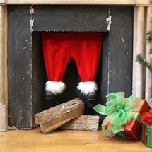 Product Image for Hanging Santa Legs