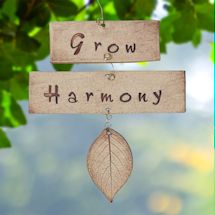 Product Image for Grow Harmony Stoneware Garden Plaque