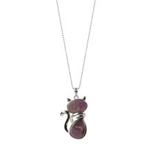 Product Image for Gemstone Cat Necklace