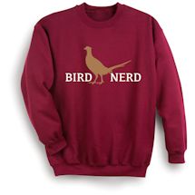 Alternate Image 2 for Bird Nerd T-Shirt or Sweatshirt