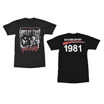 Product Image for Mötley Crüe 40 Years 81–21 Tee