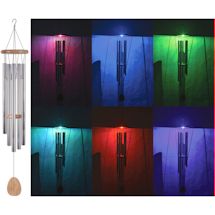 Alternate image Solar Color Changing Wind Chime