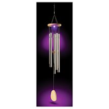 Alternate image Solar Color Changing Wind Chime