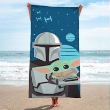 Alternate Image 1 for Star Wars The Child Beach Towel